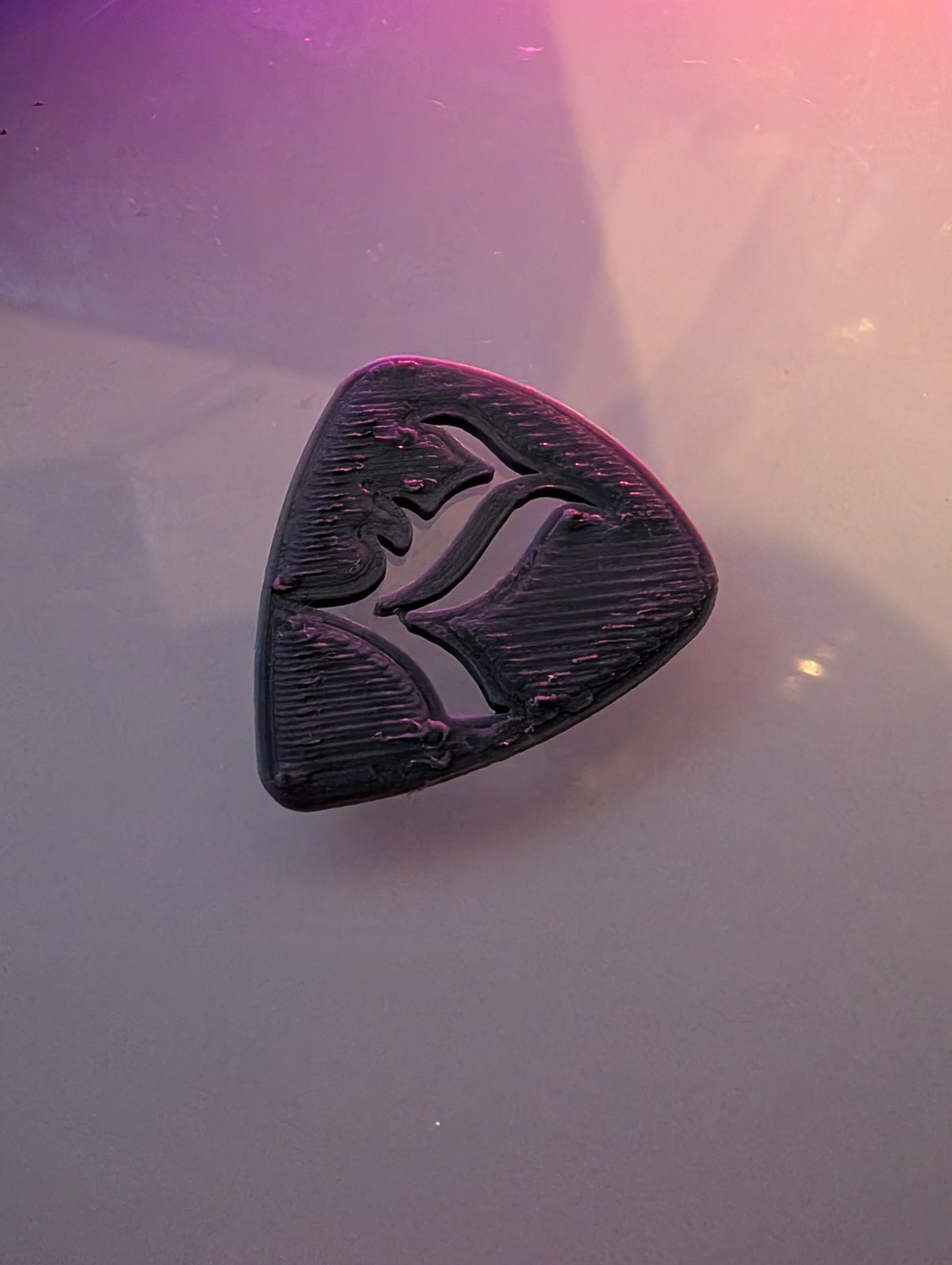 Death Note L Logo Guitar Pick