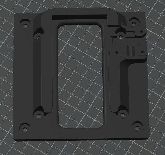 Monitor Backplate VESA75