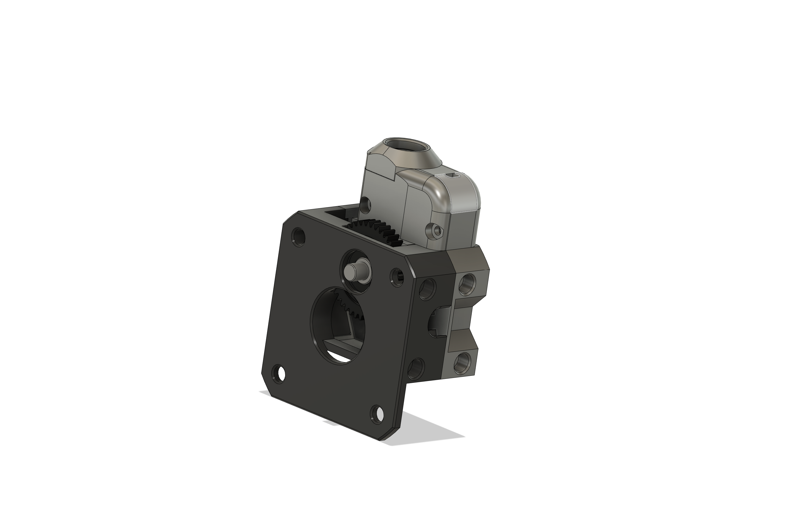Custom sprite housing extruder with integrated toolhead and runout sensor