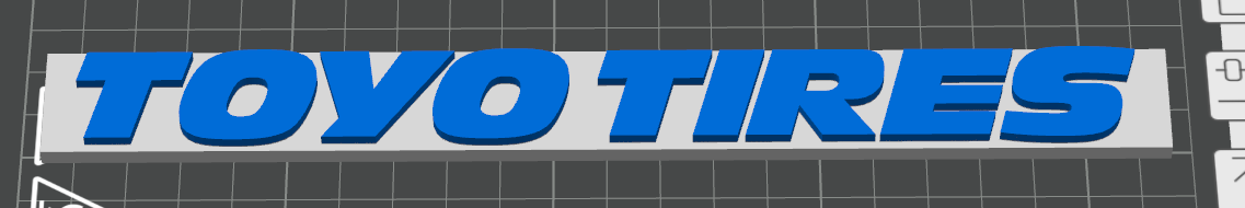 Toyo Tyres logo for office \ workshop