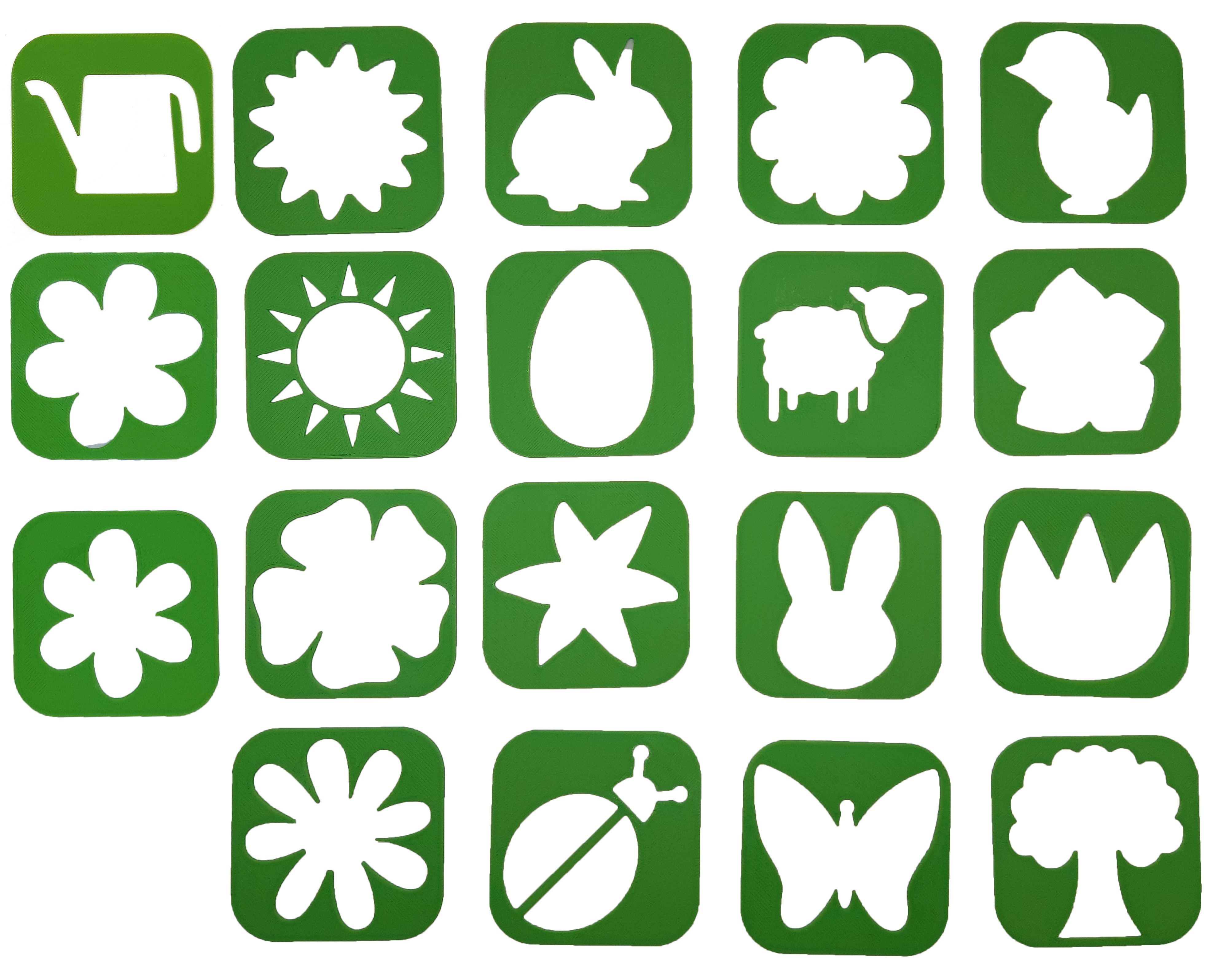 Drawing Stencils for Kids - Spring