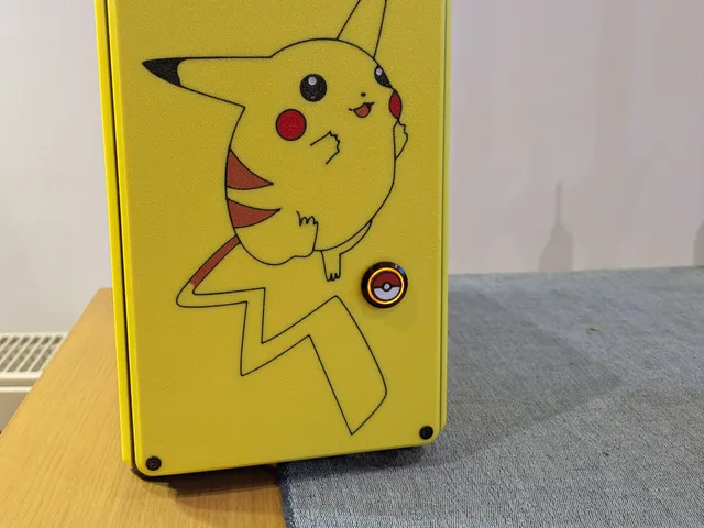 Pokeball cover for 16mm momentary switch