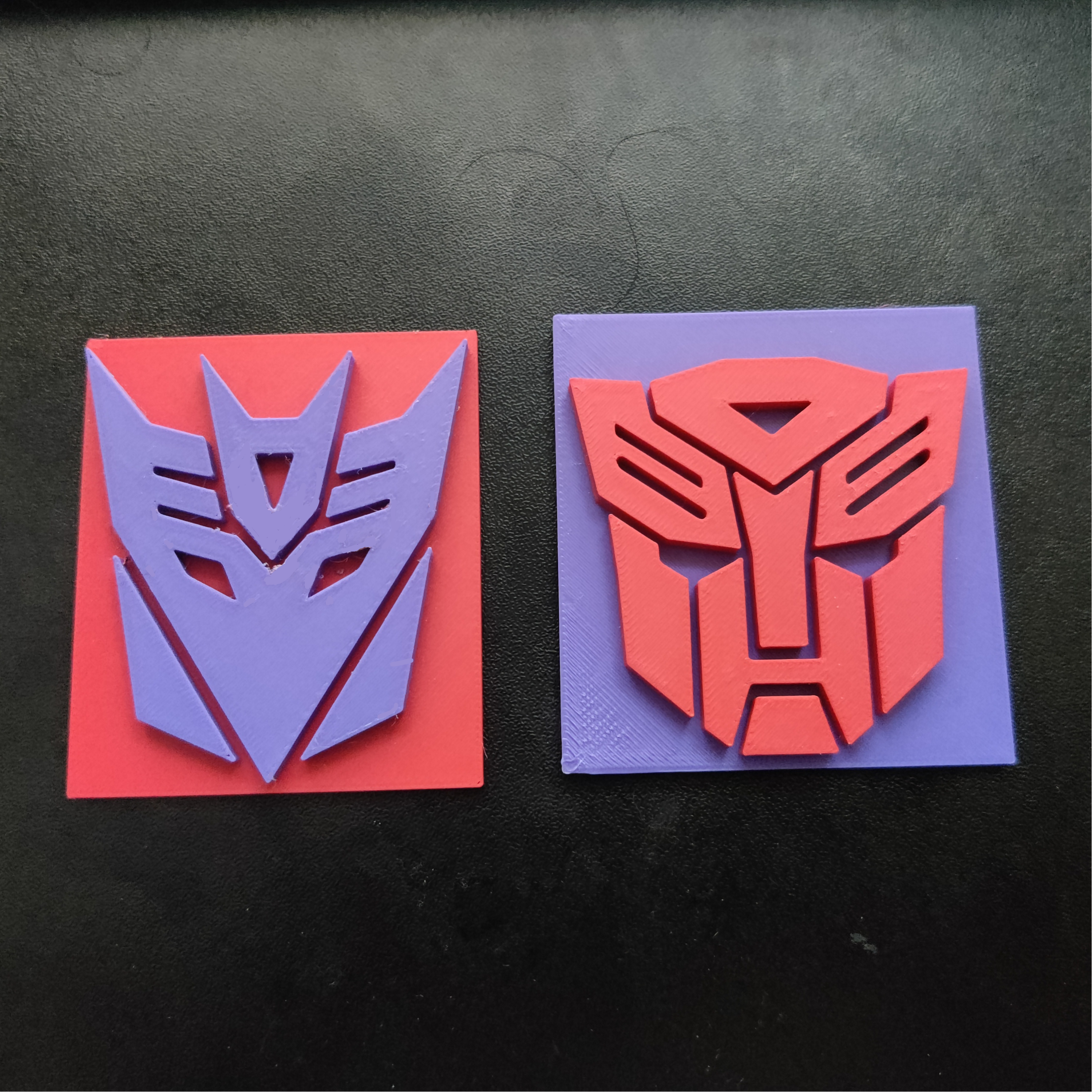 Transformers Faction Emblems: Autobots and Decepticons Coaster