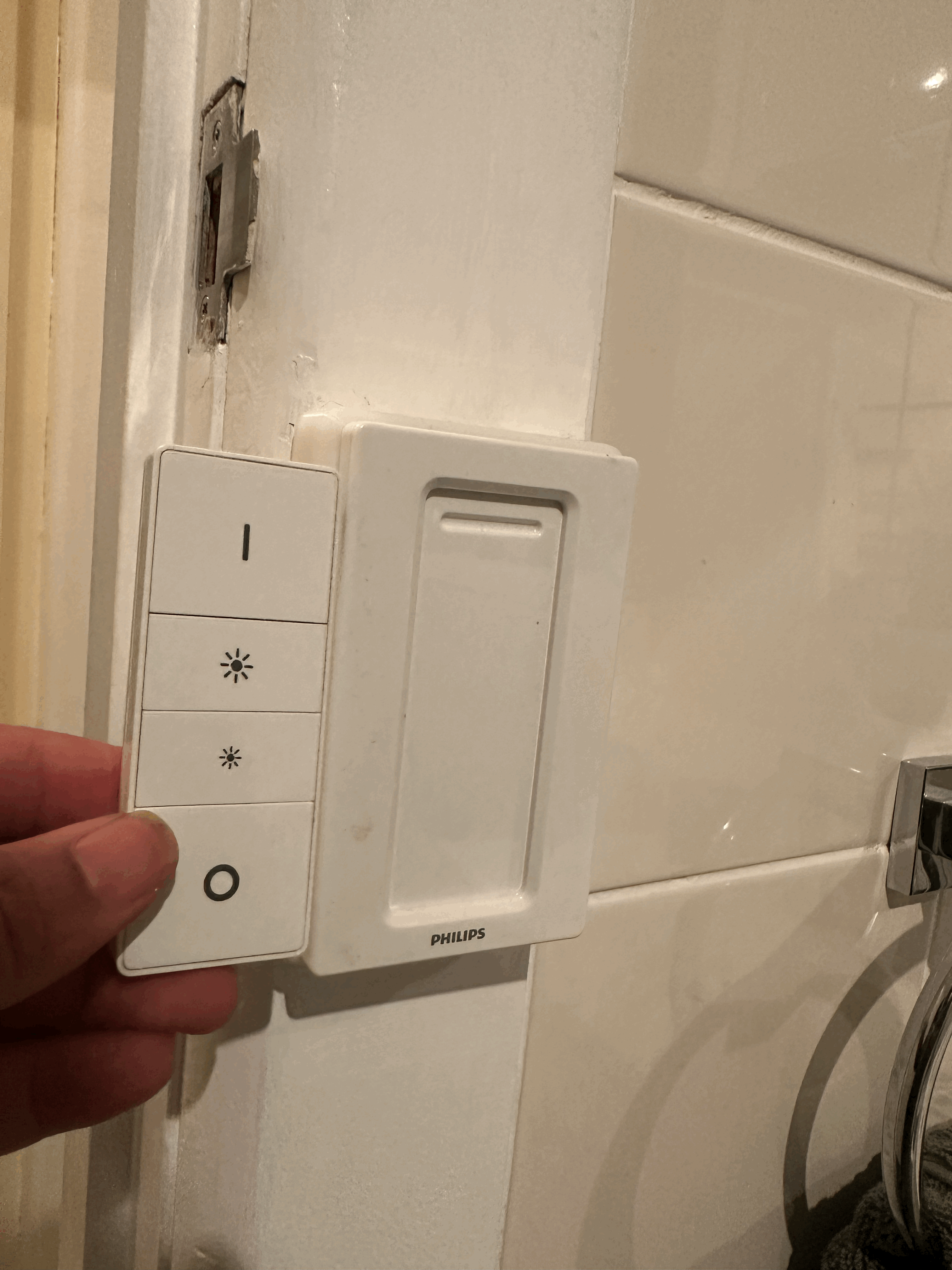 Phillips HUE Dimmer V1 AU Switch Cover 122x74mm (4 switch)
