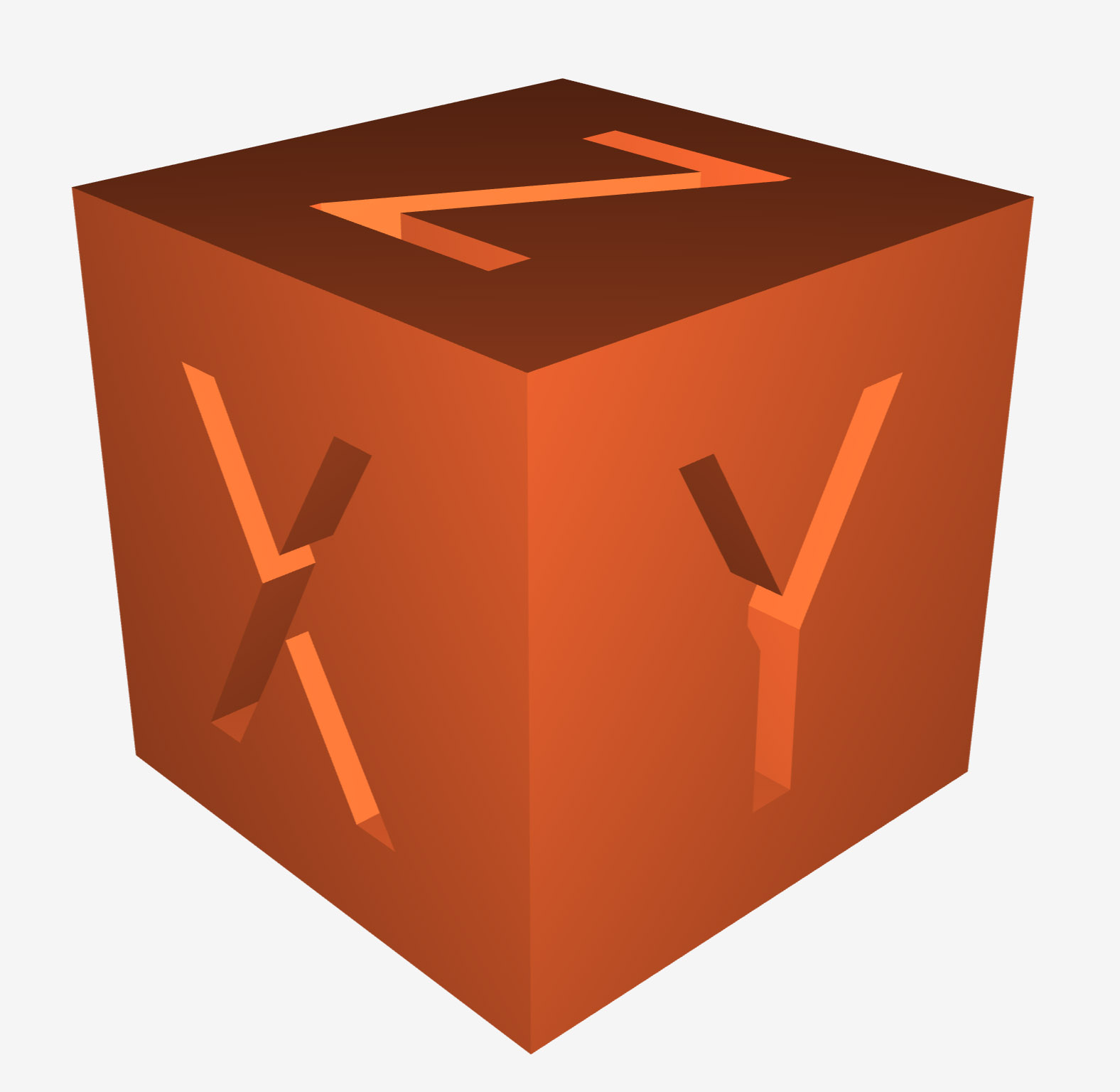 XYZ Calibration Cube