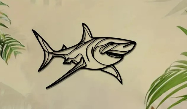Shark - wall art