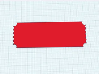 Ticket Template by W5AUG | Download free STL model | Printables.com