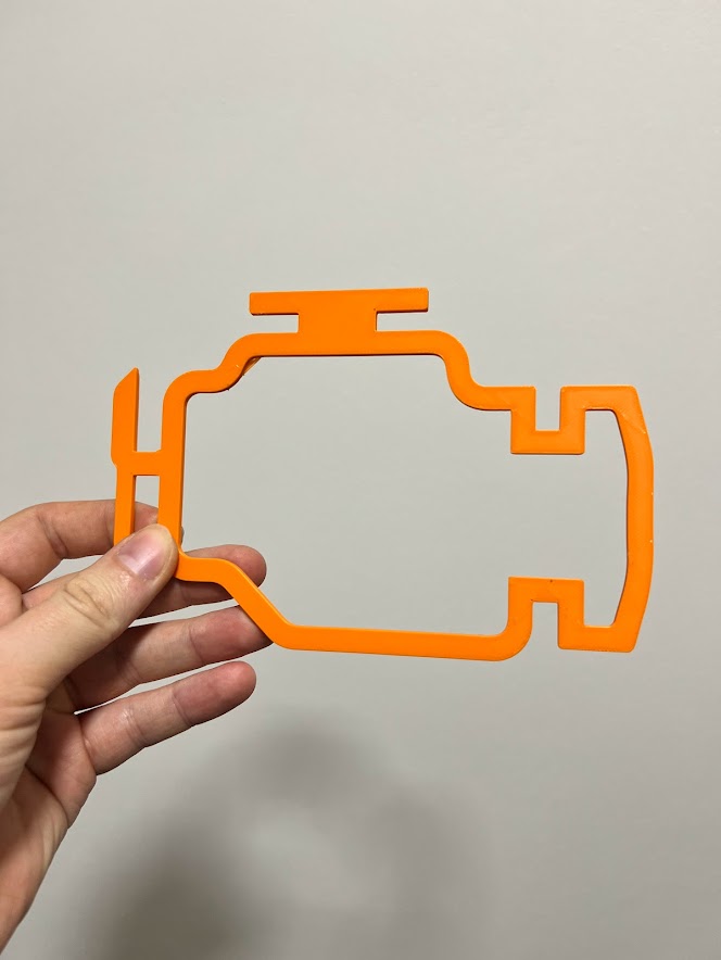 Check Engine Wall Art — thumbnail 2