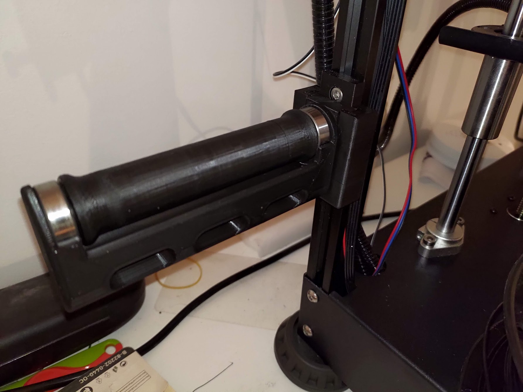 20mm Extrusion Filament spool mount, fits Sapphire Pro