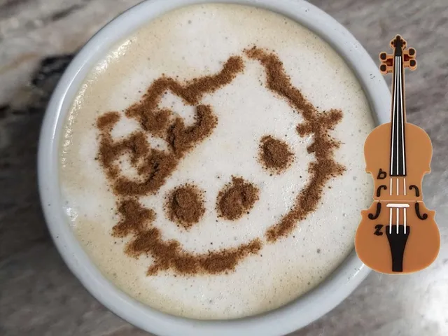 KITTY - coffee stencil