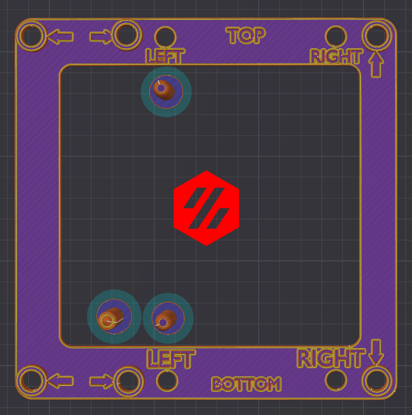 SV08 Bed Bolt Template