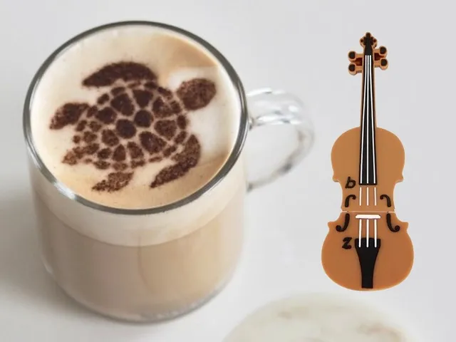 TURTLE - coffee stencil