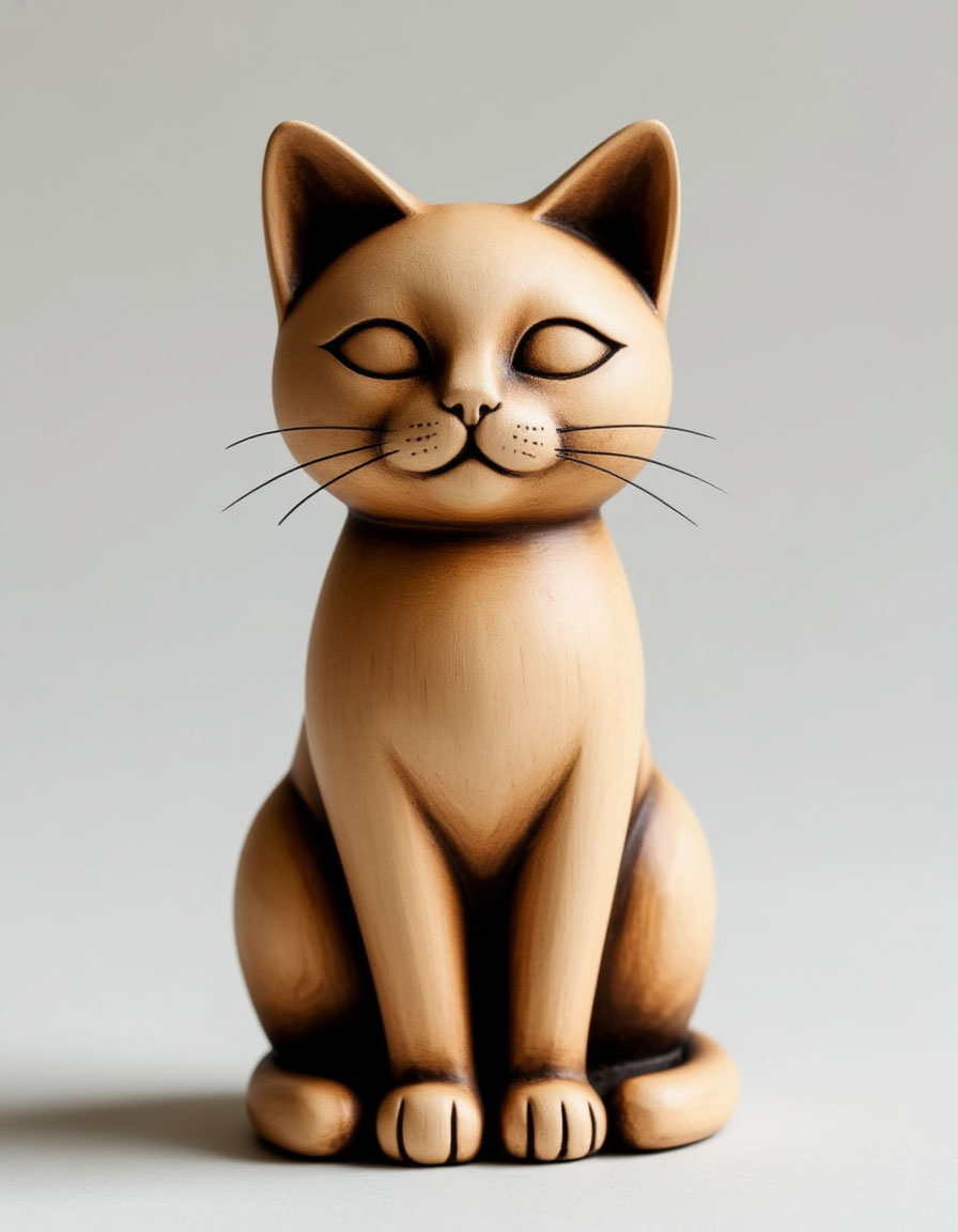 Statuette of a cat