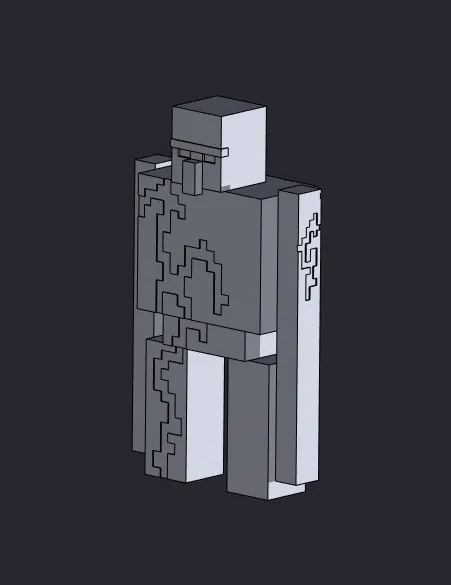 Minecraft chess pieces by angryclaw | Download free STL model ...