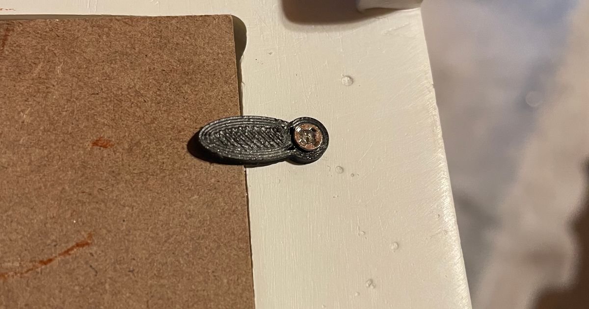 Picture Frame Retainer clip (tab) by Rcfishhunt Download free STL