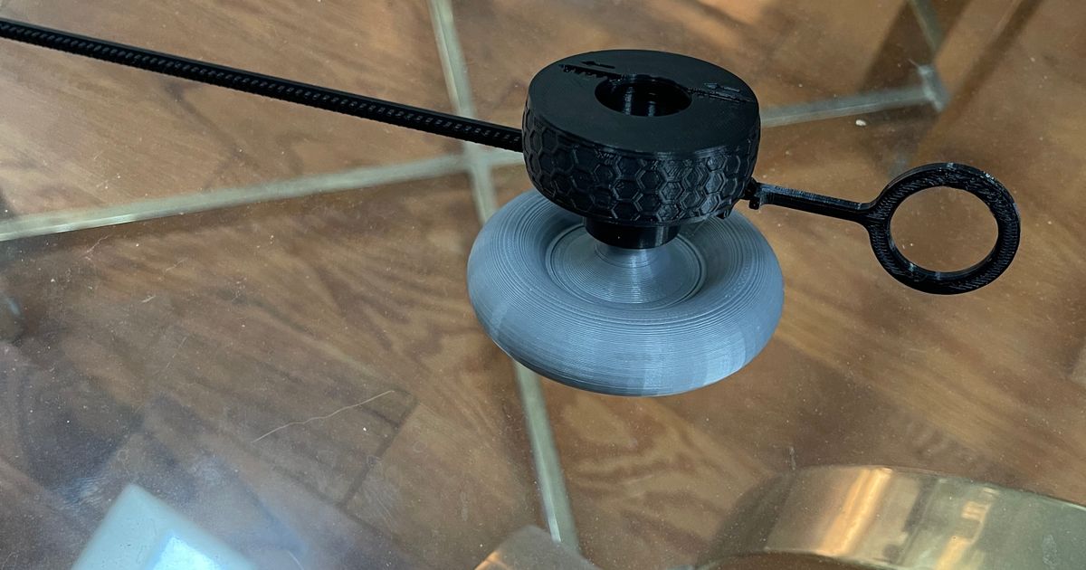 PullCord Spinning Top V15 up to six min spinning by Avinash