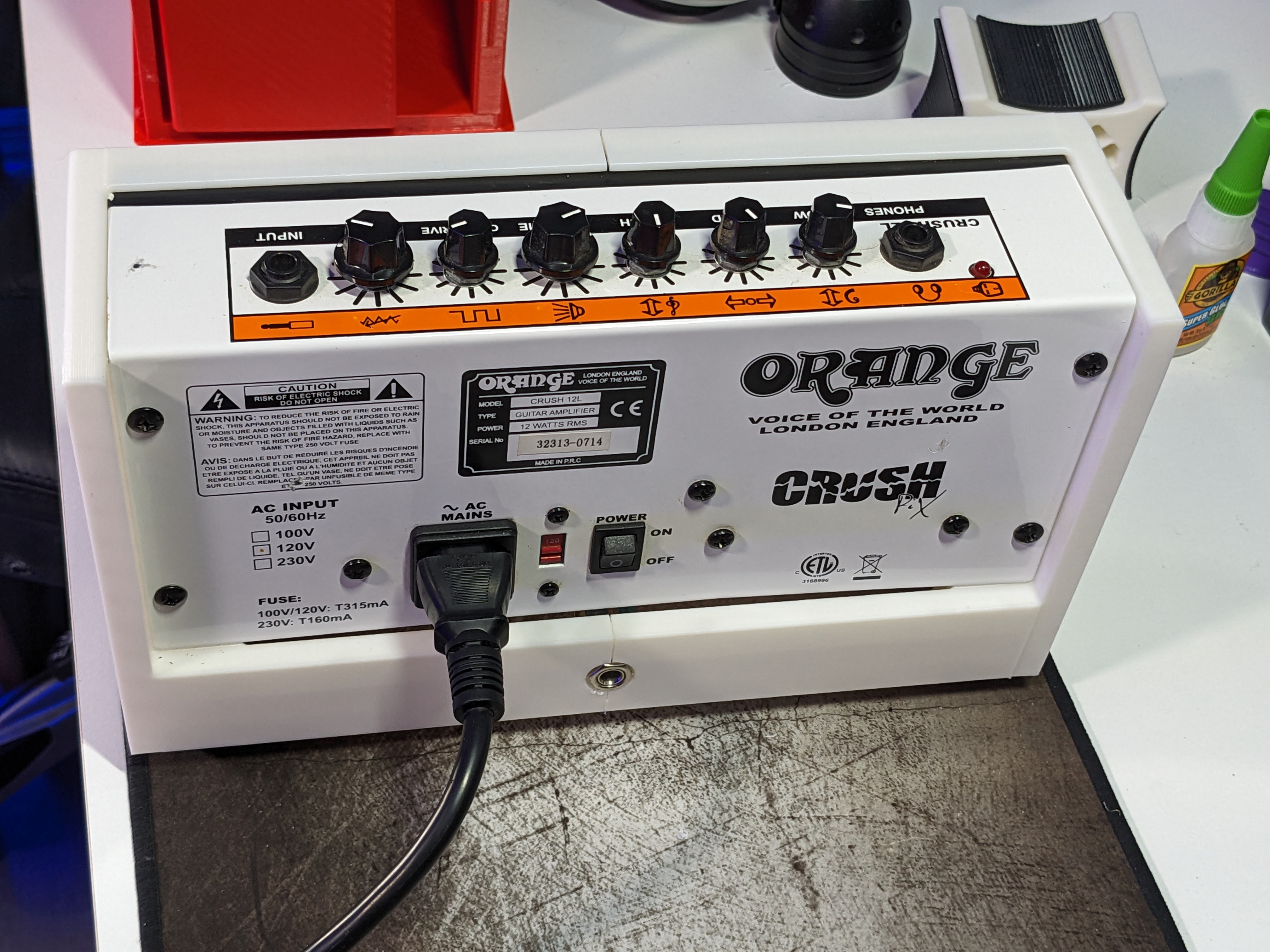 Orange Crush Practice Amp Shell — thumbnail 8