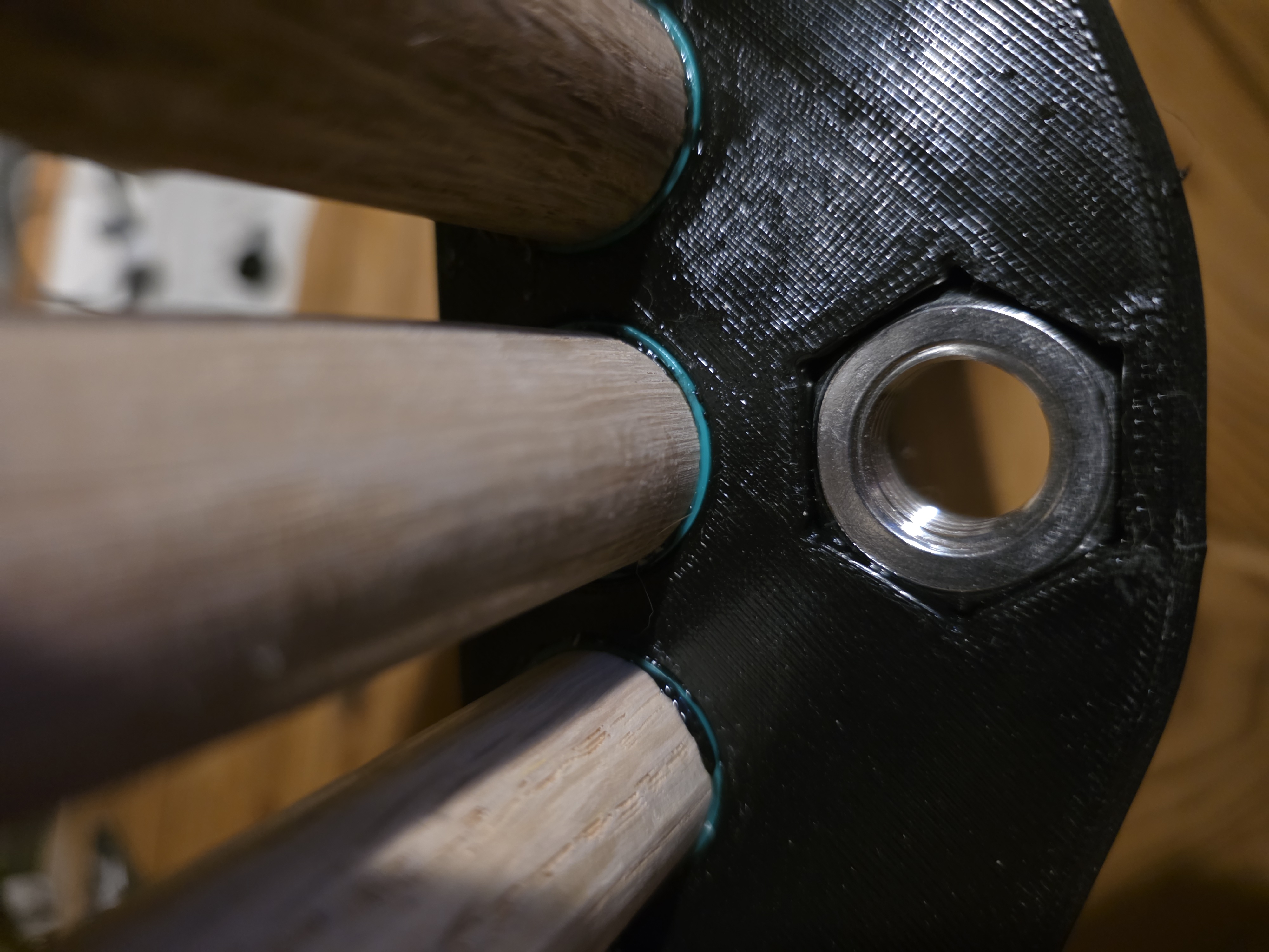 Adapter for 7/8" dowel