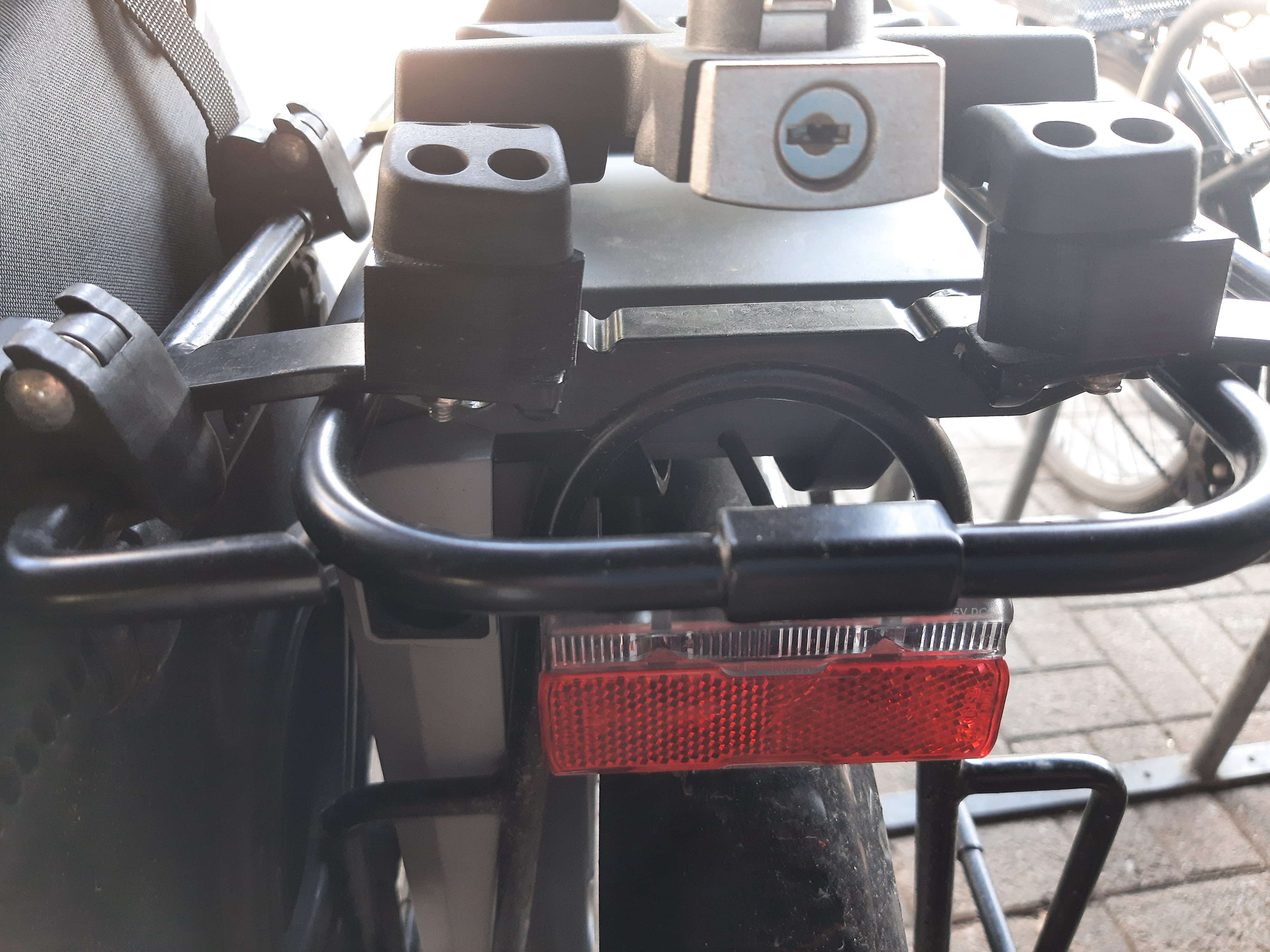 Sockel für Ortlieb Adapter für Travel-Biker/ Trunk-Bag