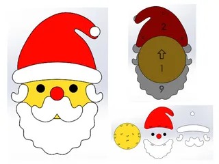 Santa to assemble by Armon | Download free STL model | Printables.com