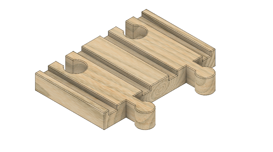 Brio Compatible Standard Double "A2" Straight Track