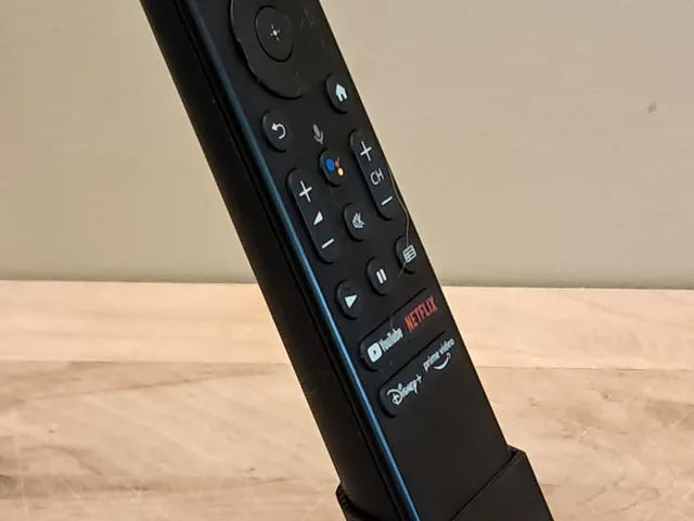 Table holder for Sony Bravia TV remote