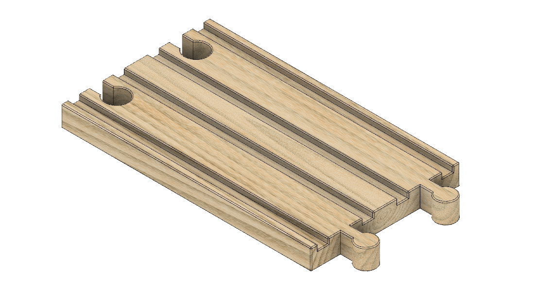 Brio Compatible Standard Double "A" Straight Track