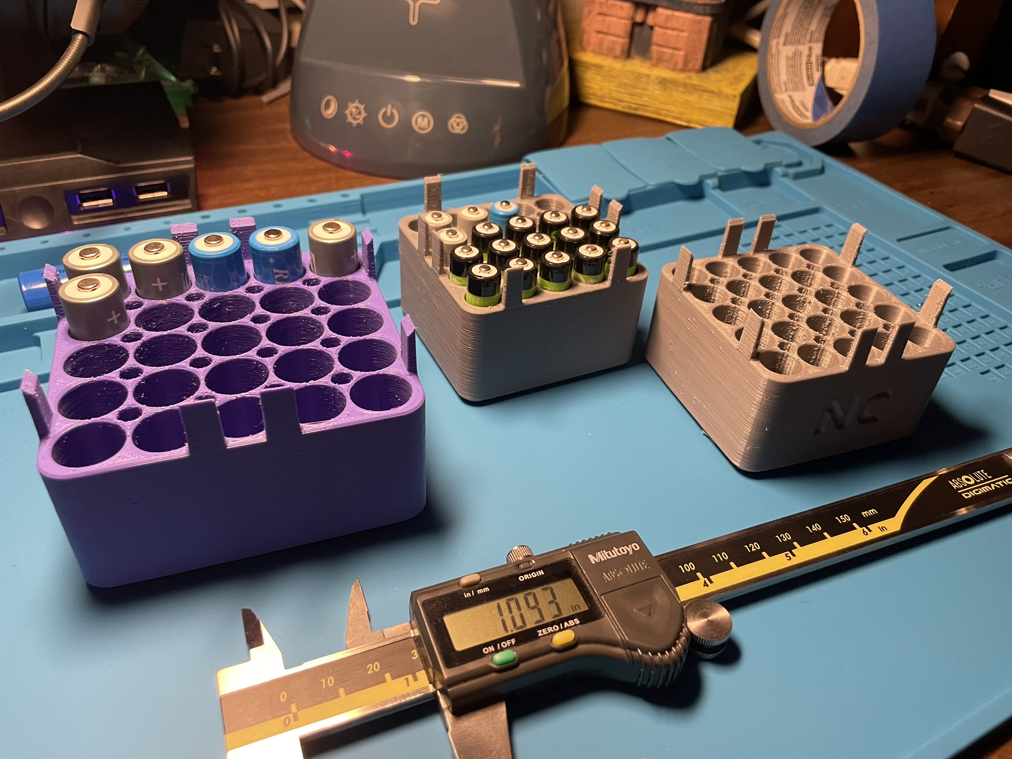 Stackable AA and AAA Battery Boxes by Wendell Shrewsbury | Download ...