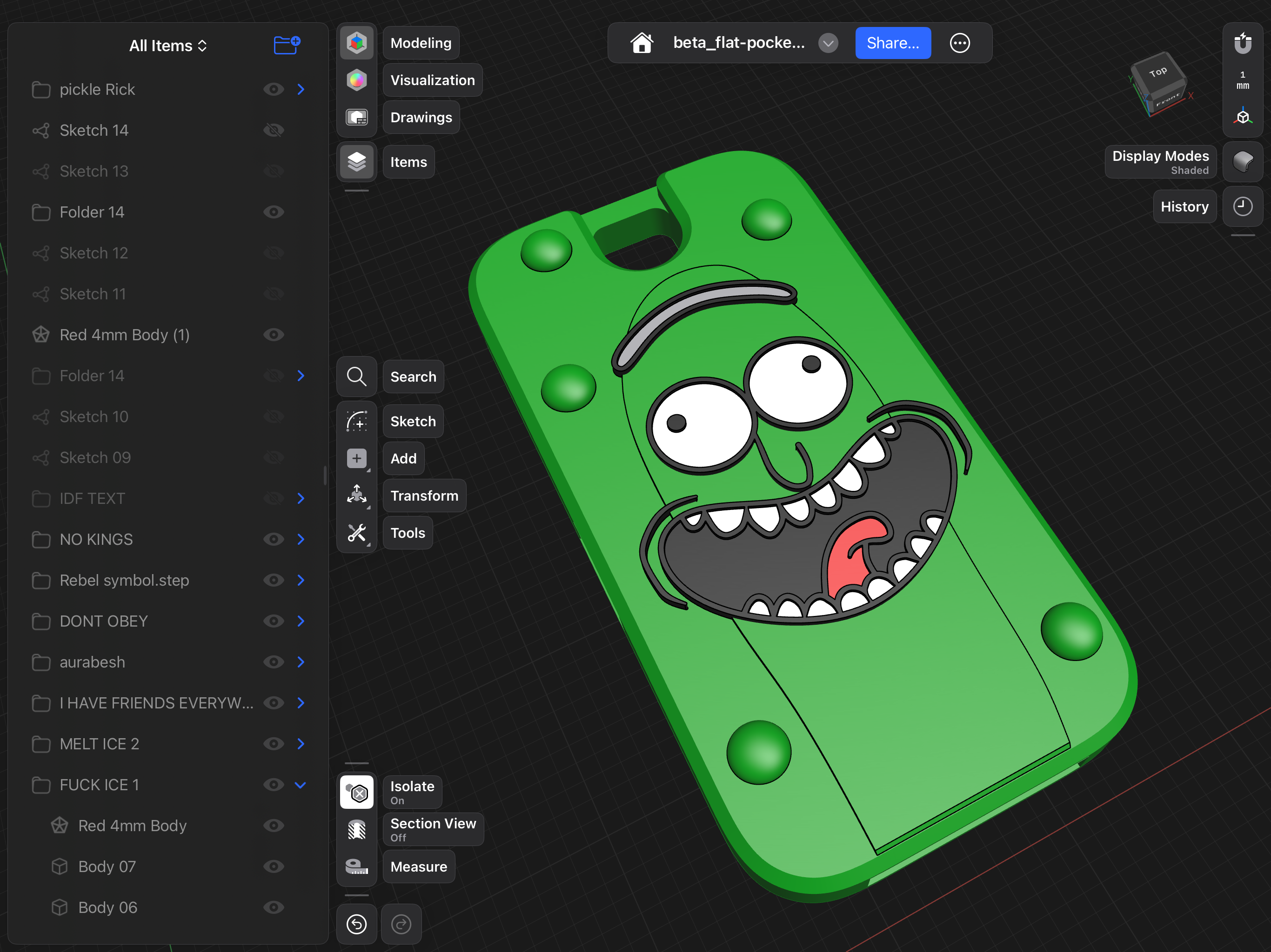 Pickle Rick Emergency Whistle!