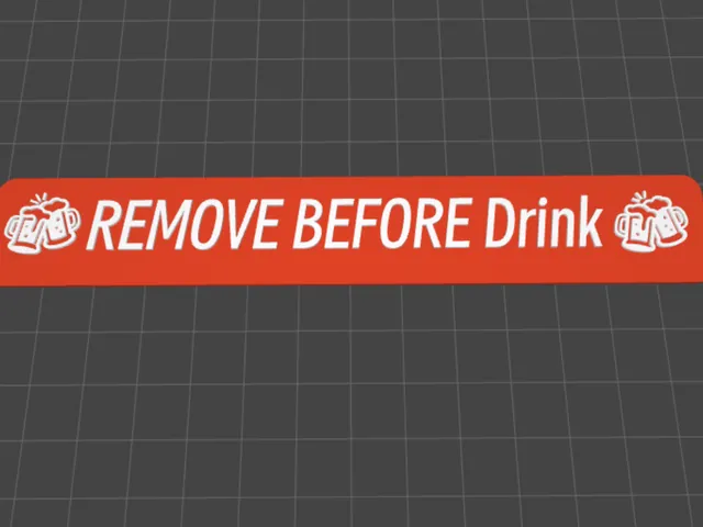 Remove Before drink sing