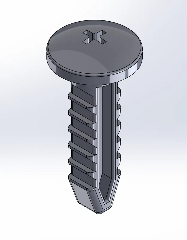MB W126 interior assembly screw by BTF.Crafts | Download free STL model ...