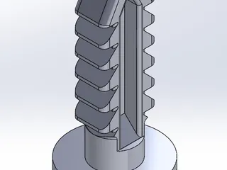 MB W126 interior assembly screw by BTF.Crafts | Download free STL model ...