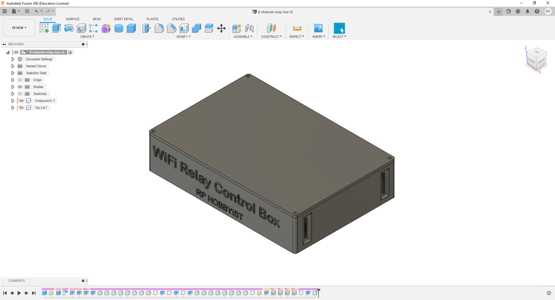 WiFi Relay Control Box