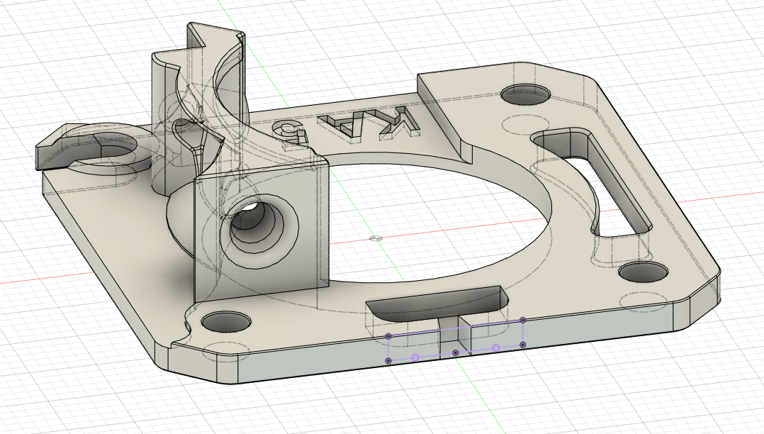 XL Nextruder Main Plate - better filament guide
