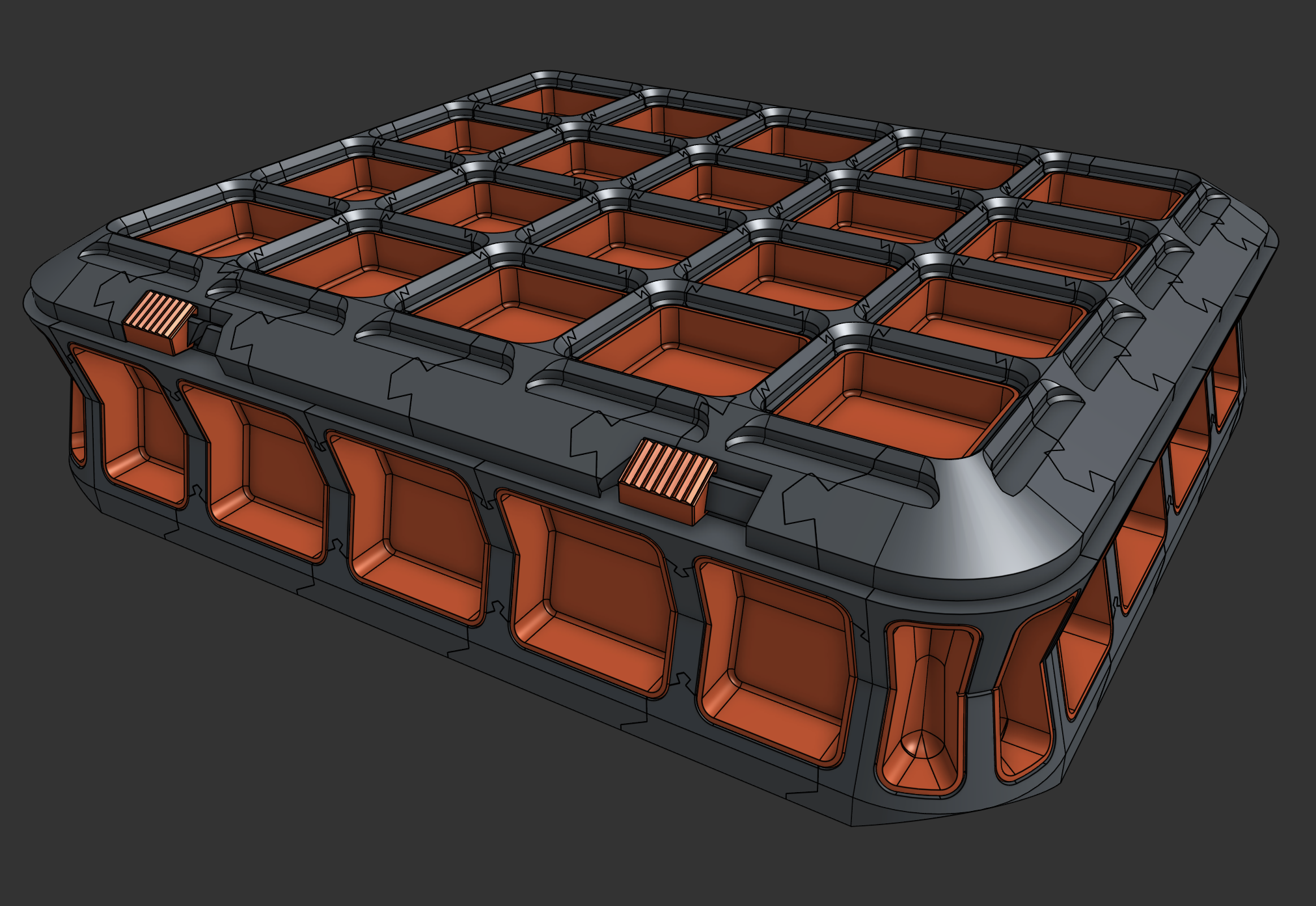 Miniatura 5 do modelo 3D ModuBox - Gridfinity compatible, configurable, box