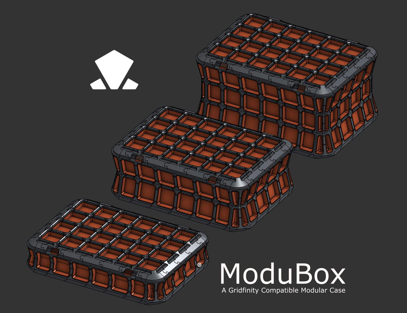 Miniatura 3 do modelo 3D ModuBox - Gridfinity compatible, configurable, box