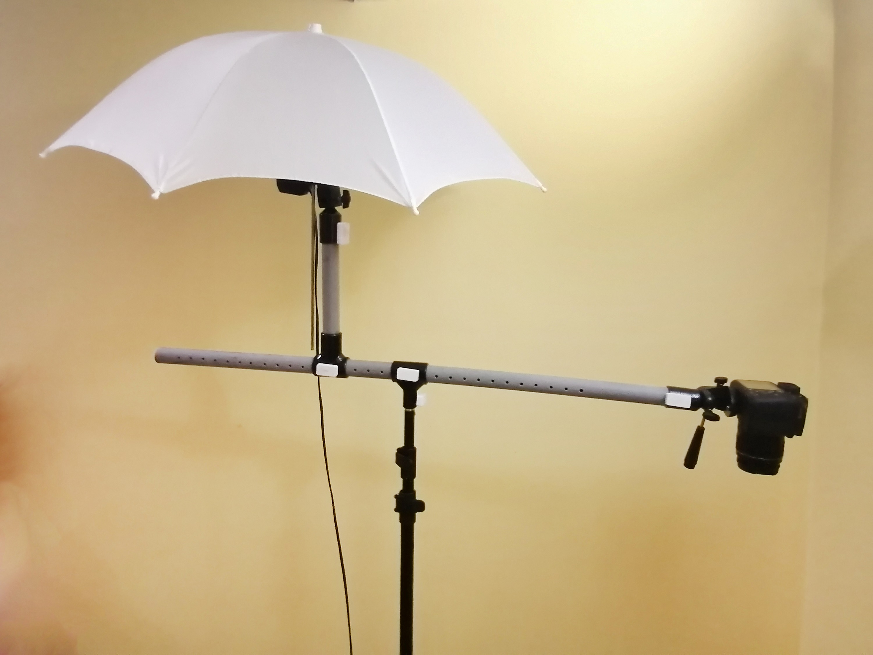 DIY Convert Studio Light Stand to Horizontal Camera Tripod