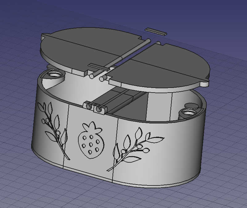 Miniatura 4 do modelo 3D fruit box