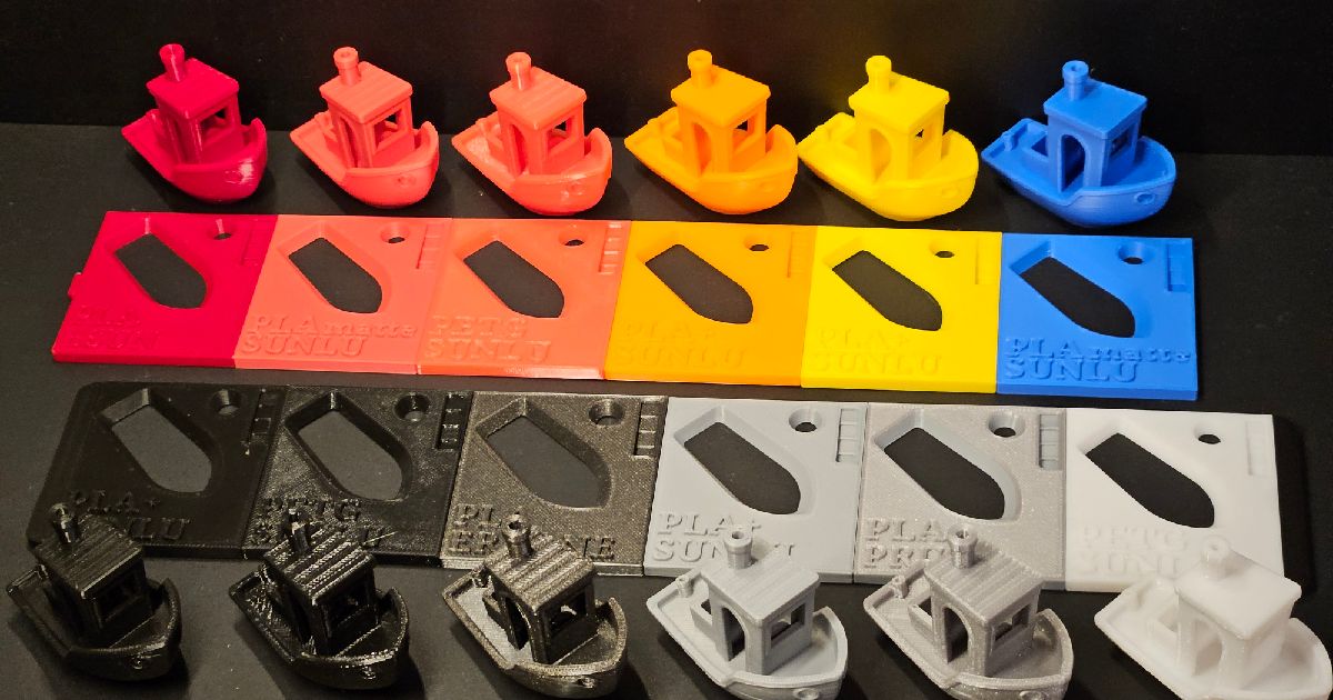 3D Benchy Filament Pattern Card by Andre | Download free STL model ...