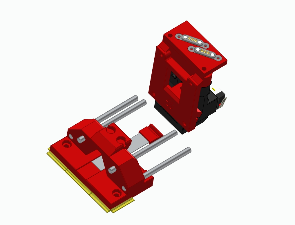 KlickyChanger - A tool-changer with Klicky-Probe(or PCB-Klicky) as a Z-probe