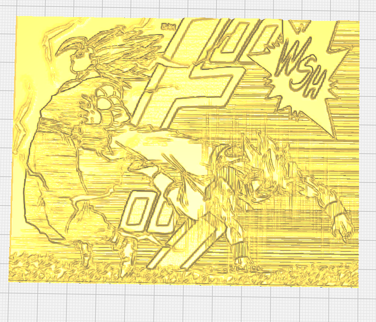 Ultra Instinct vs Beast lithophanes