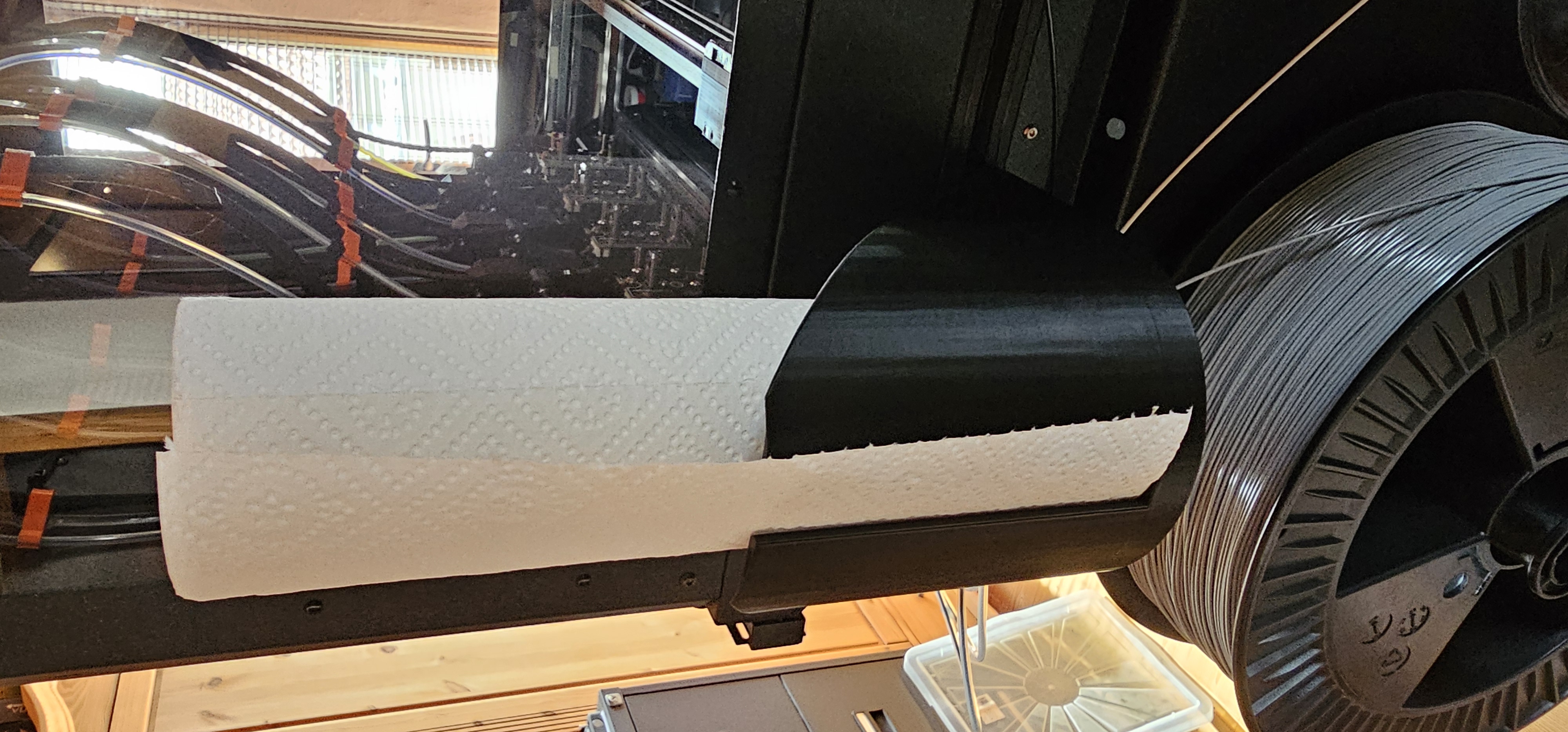 Küchenrollenhalter für Aluprofil 30x30 Nut 8mm / Paper Towel Holder for Aluminum Extrusion 30x30 mm U8