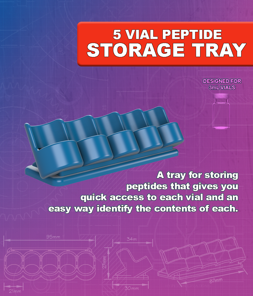 Peptide Storage Rack - 3mL