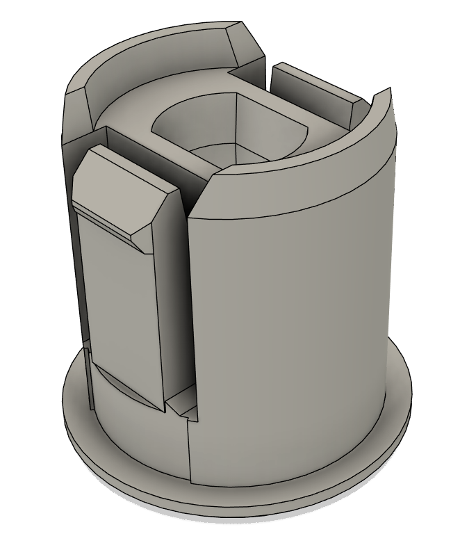Pressalit Dämpferendkappe A7333 3D model