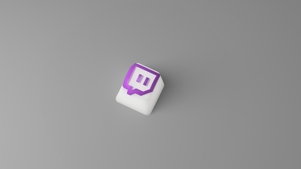 Twitch Logo Cherry MX Keycap