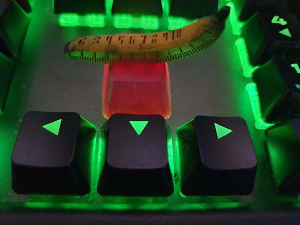 Banana Scale Cherry MX key cap