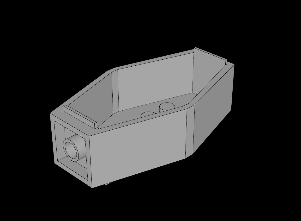 Lego Compatible (30163.dat) Container Minifig Coffin