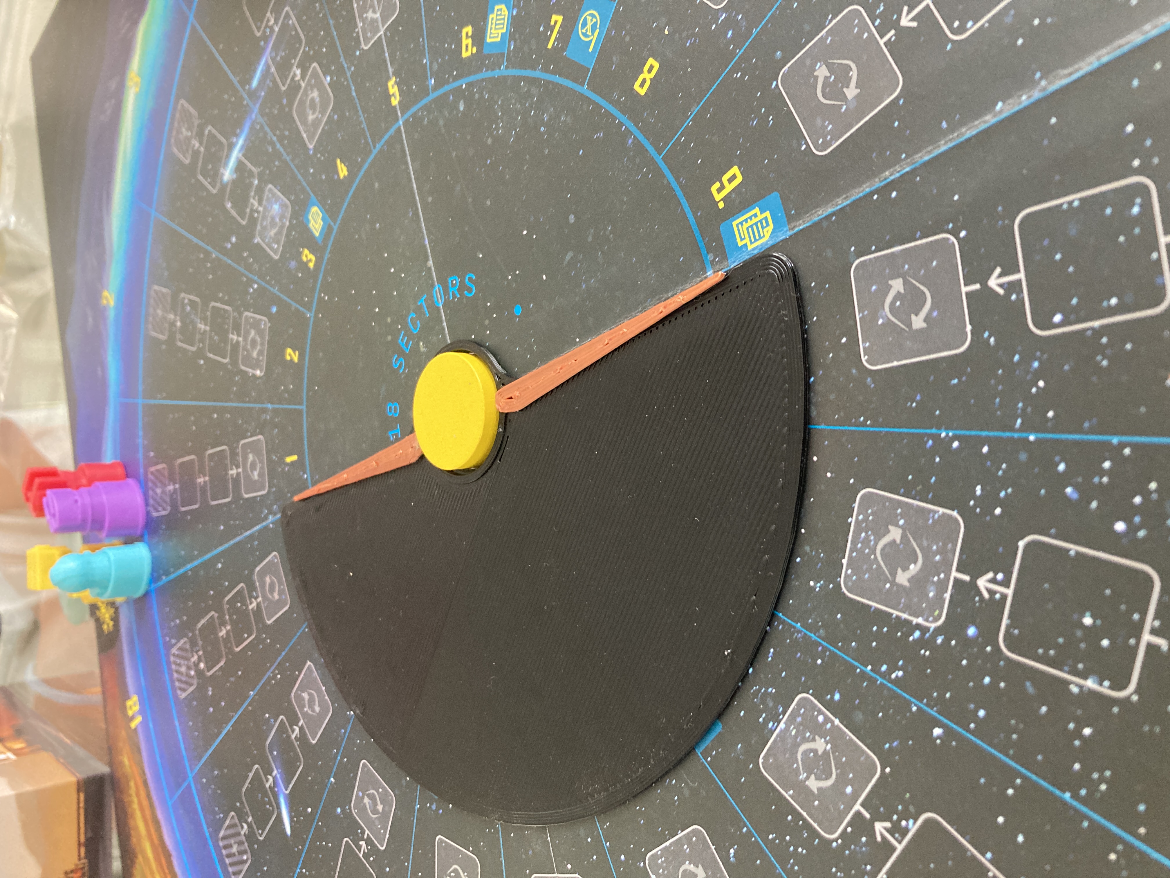 Planet X Boardgame "Earth Board" piece
