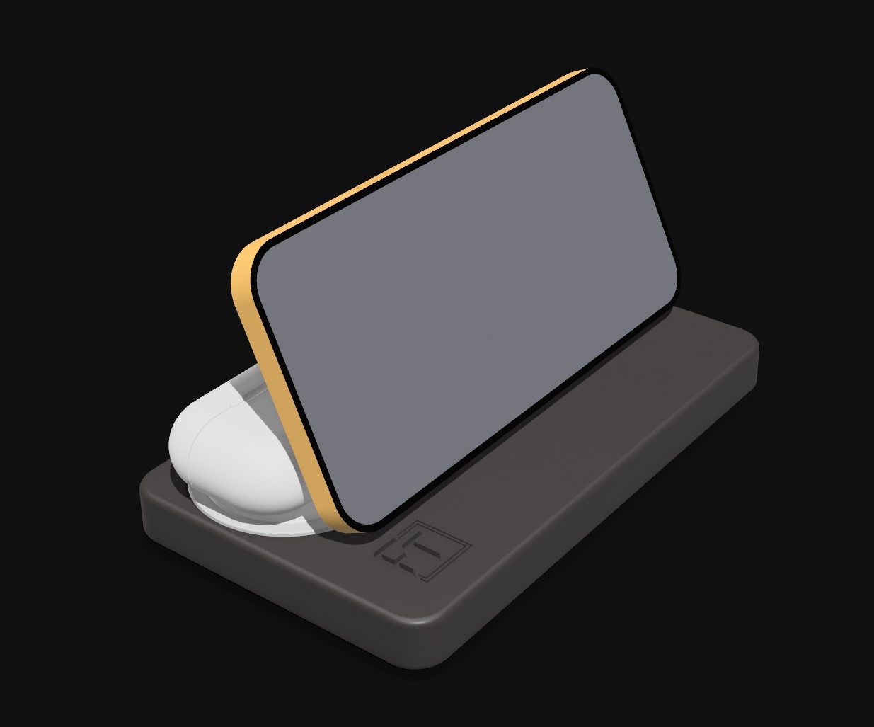 Miniatura 2 do modelo 3D FT Apple Docking Station