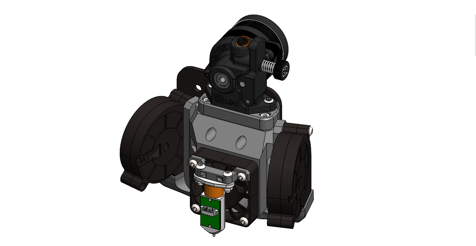 Voxelab Aquila Orbiter V2 E3D V6 Dual 5015 [K3D BMG Remix]